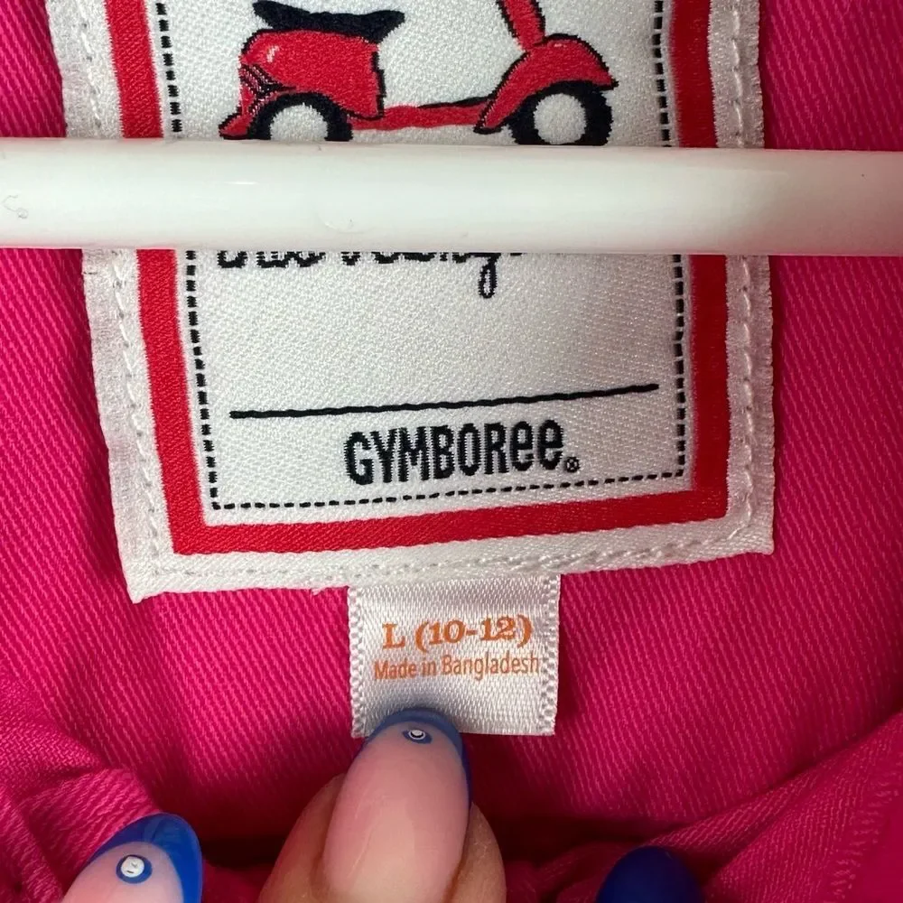 Gymboree Bright Pink Jean Jacket sz 10-12